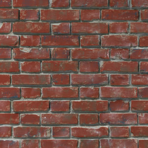 Ziegelstein Brick Red Aged Muster