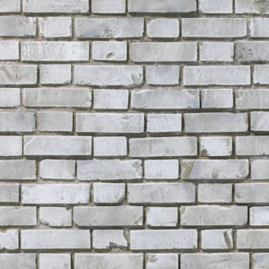 Ziegelstein Brick White Aged Muster