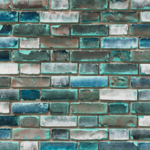 Ziegelstein Brick Blue Shabby Muster